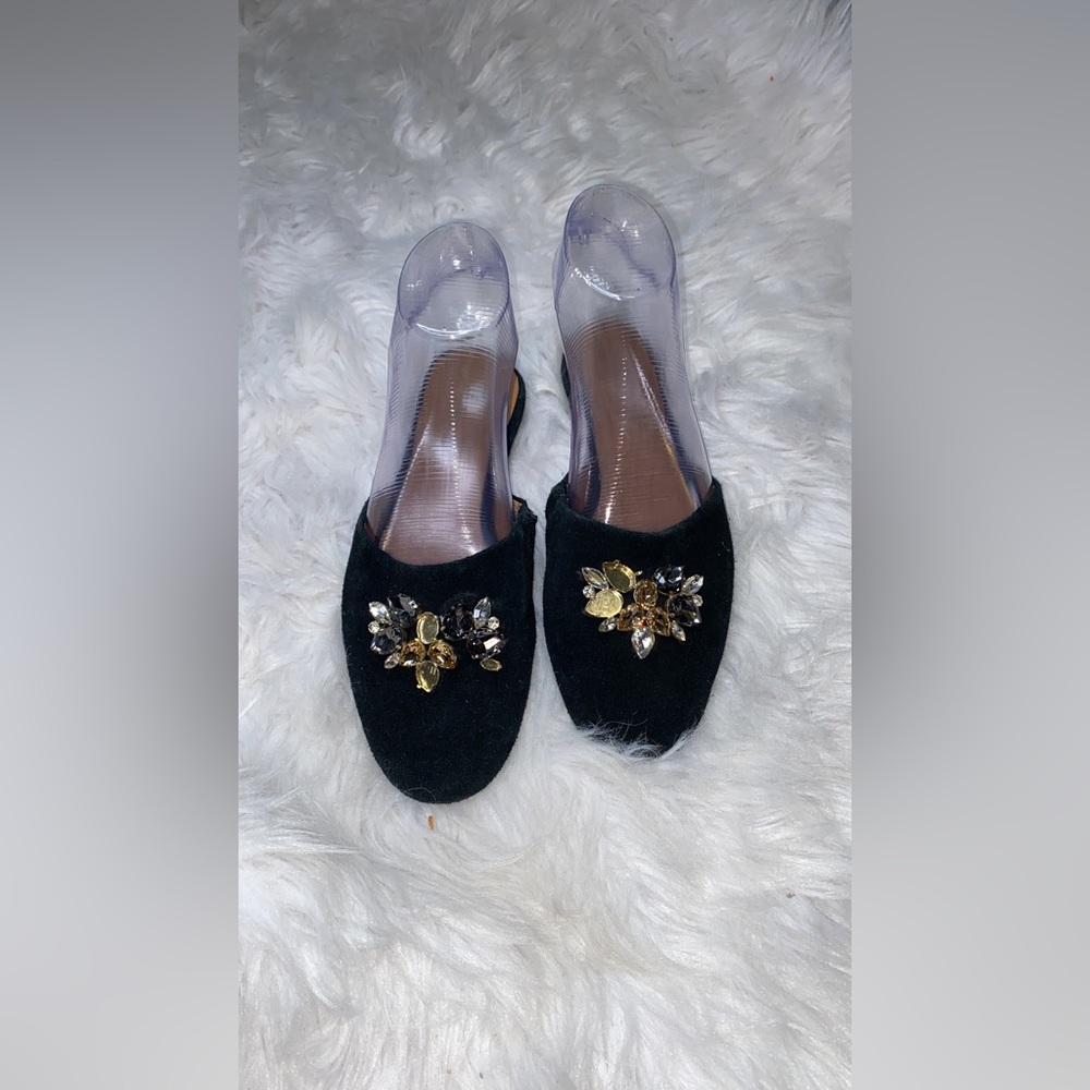 Nanette Lepore Ellie slip-on mules jewel embellish women's - Picture 6 of 7
